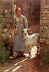 Girl with Goat